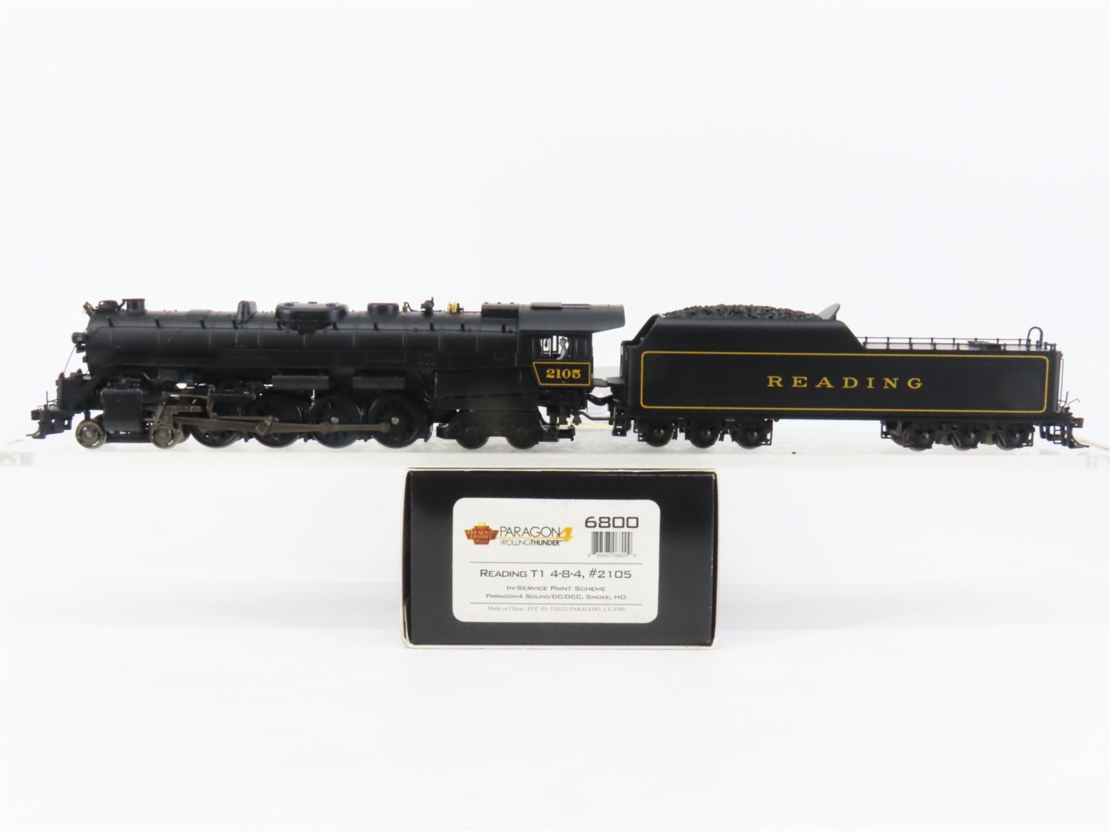 HO Scale Broadway Limited BLI 6800 RDG Reading 4-8-4 T1 Steam #2105 - Paragon4