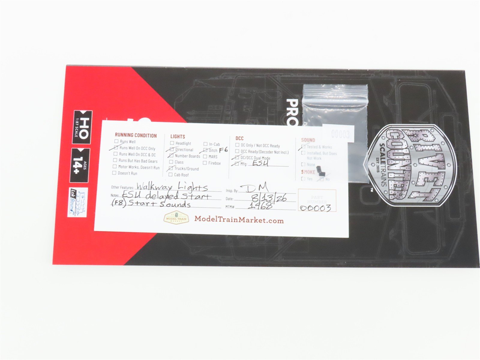 HO Scaletrains SXT33087 NS 