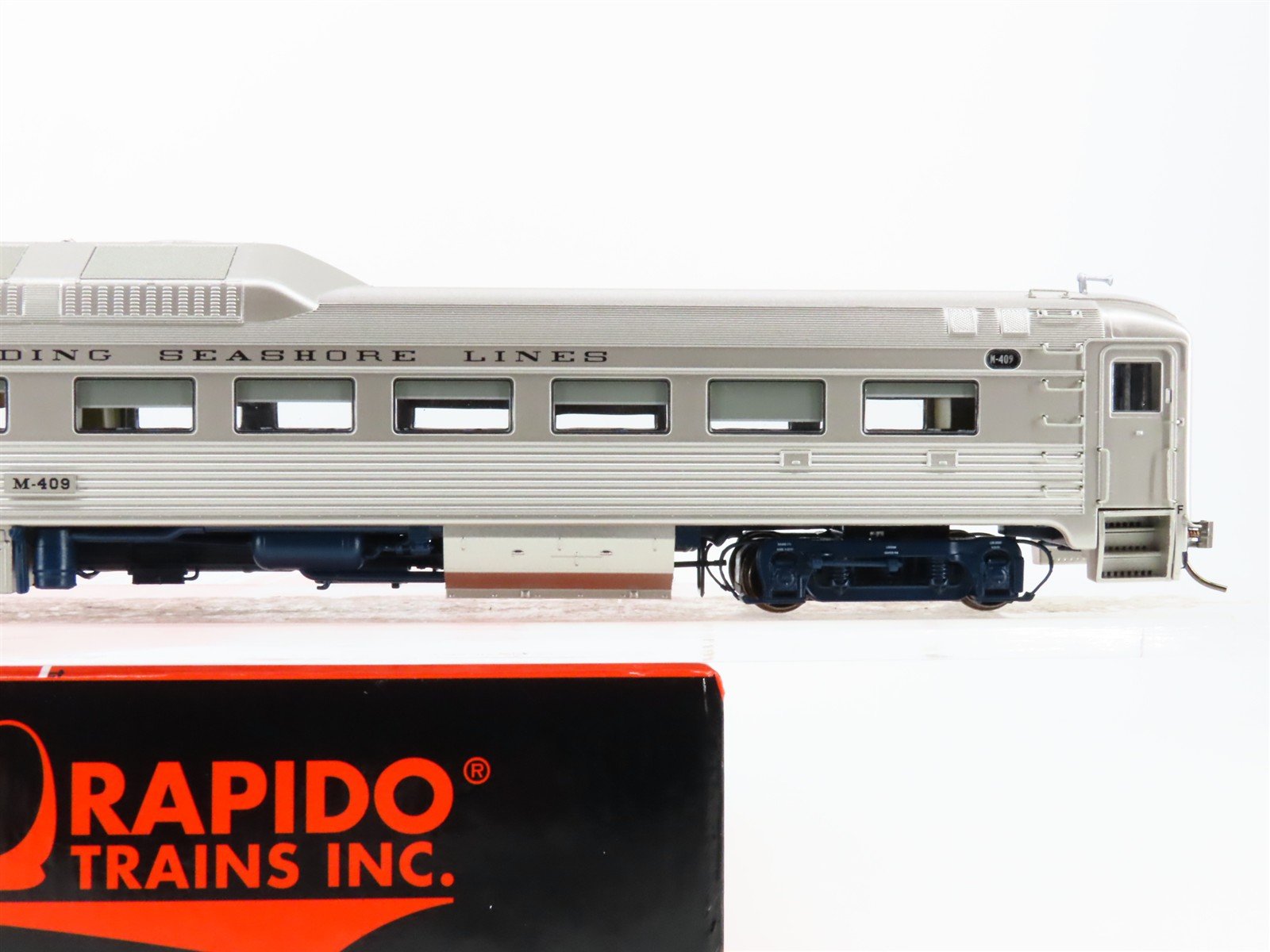 HO Scale Rapido 16586 PRSL Budd RDC Rail Diesel Car #M-409 w/ DCC & Sound