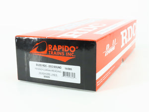 HO Scale Rapido 16586 PRSL Budd RDC Rail Diesel Car #M-409 w/ DCC & Sound