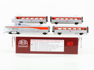 HO Con-Cor 01-008742 PRR Pennsylvania 1956 AeroTrain 4-Unit Set - DCC Ready