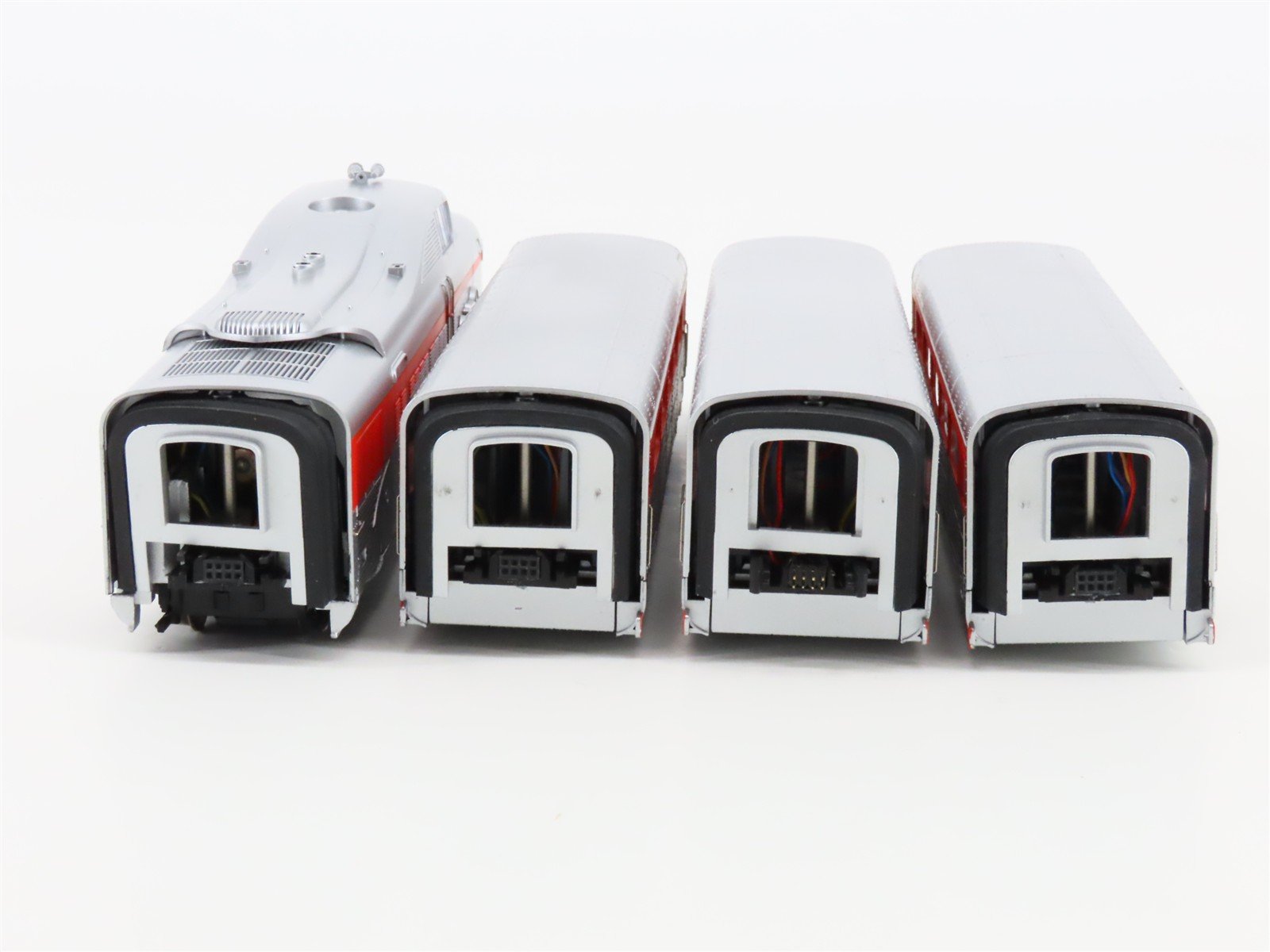 HO Con-Cor 01-008742 PRR Pennsylvania 1956 AeroTrain 4-Unit Set - DCC Ready