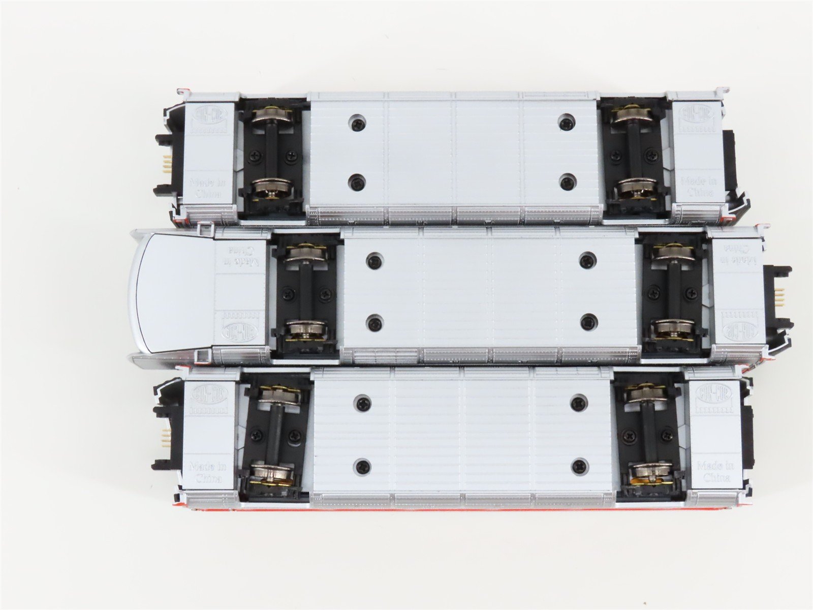 HO Con-Cor 01-008742 PRR Pennsylvania 1956 AeroTrain 4-Unit Set - DCC Ready