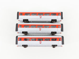 HO Con-Cor 0001-008752 PRR Pennsylvania '56 AeroTrain Passenger 3-Car Add-On Set