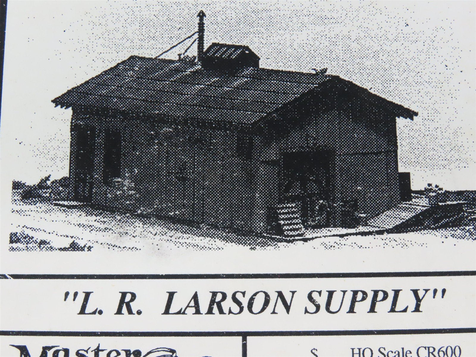 HO Scale Master Creations CR600 L. R. Larson Supply Building Craftsman Kit