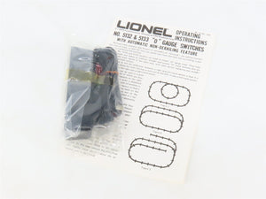 O Gauge 3-Rail Lionel 6-5132 Righthand Remote Switch Track Piece