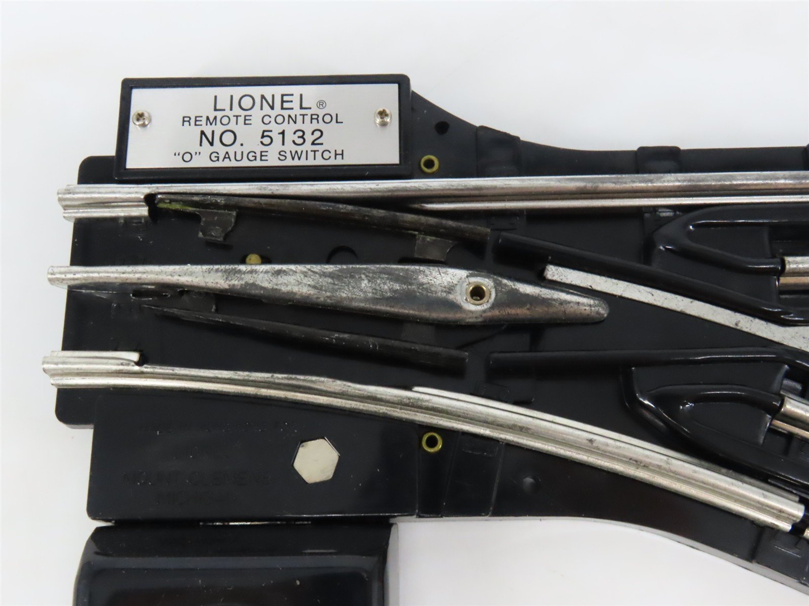O Gauge 3-Rail Lionel 6-5132 Righthand Remote Switch Track Piece