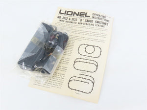 O Gauge 3-Rail Lionel 6-5133 Lefthand Remote Switch Track Piece