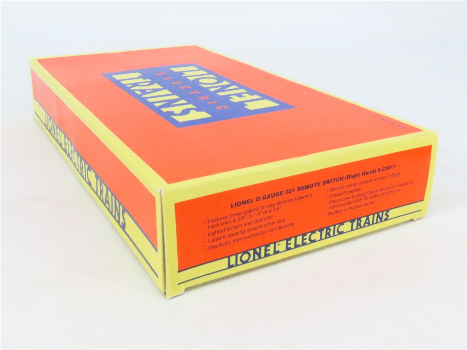 O Gauge 3-Rail Lionel 6-23011 Righthand Remote Switch Track Piece