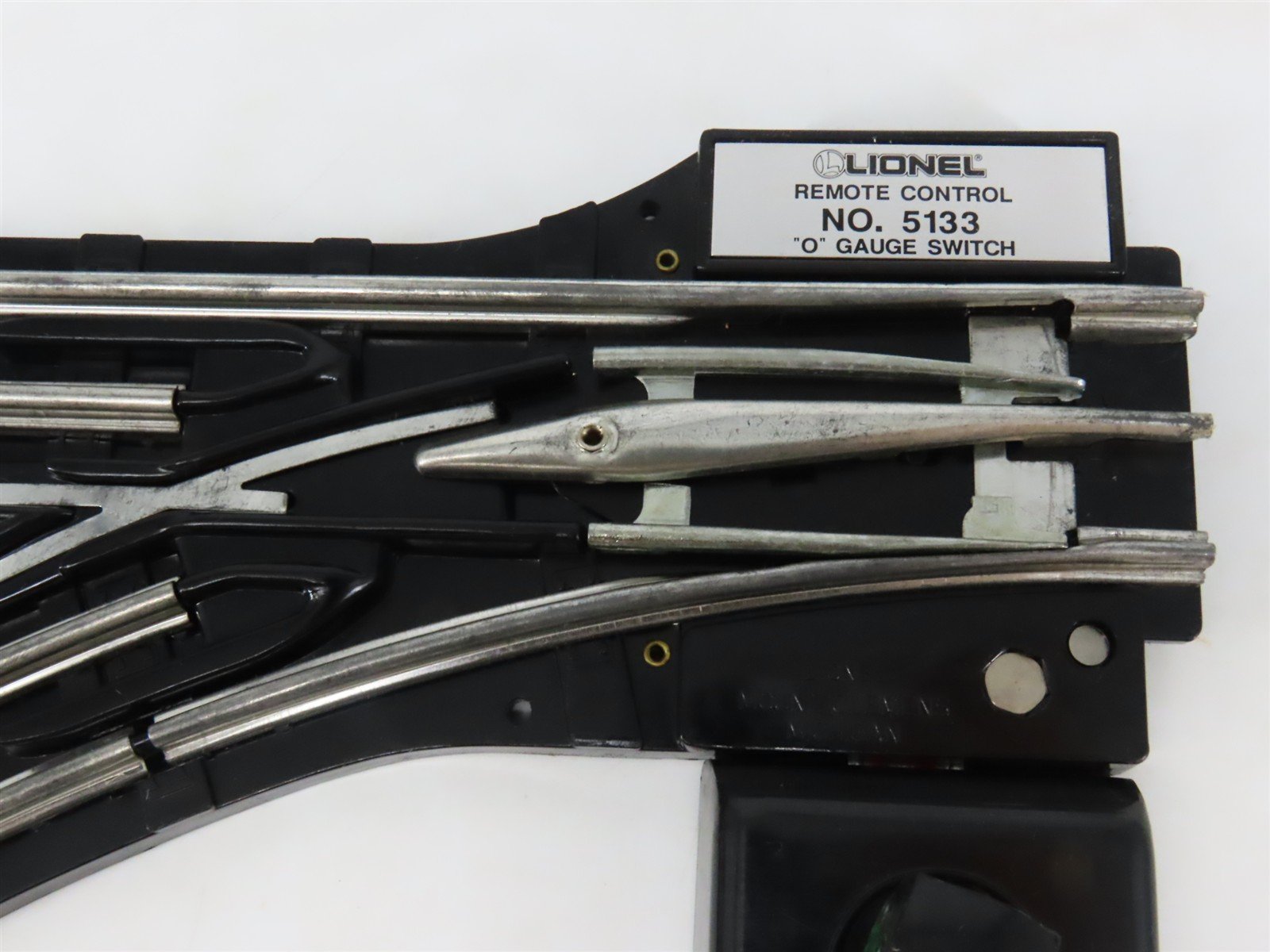 O Gauge 3-Rail Lionel 6-5133 Lefthand Remote Switch Track Piece