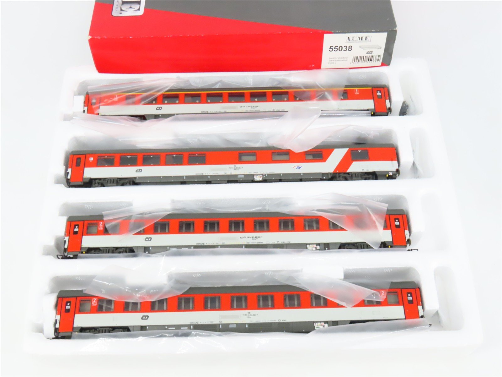 HO Scale ACME 55038 EuroCity "Vindibina" Passenger 4-Car Set