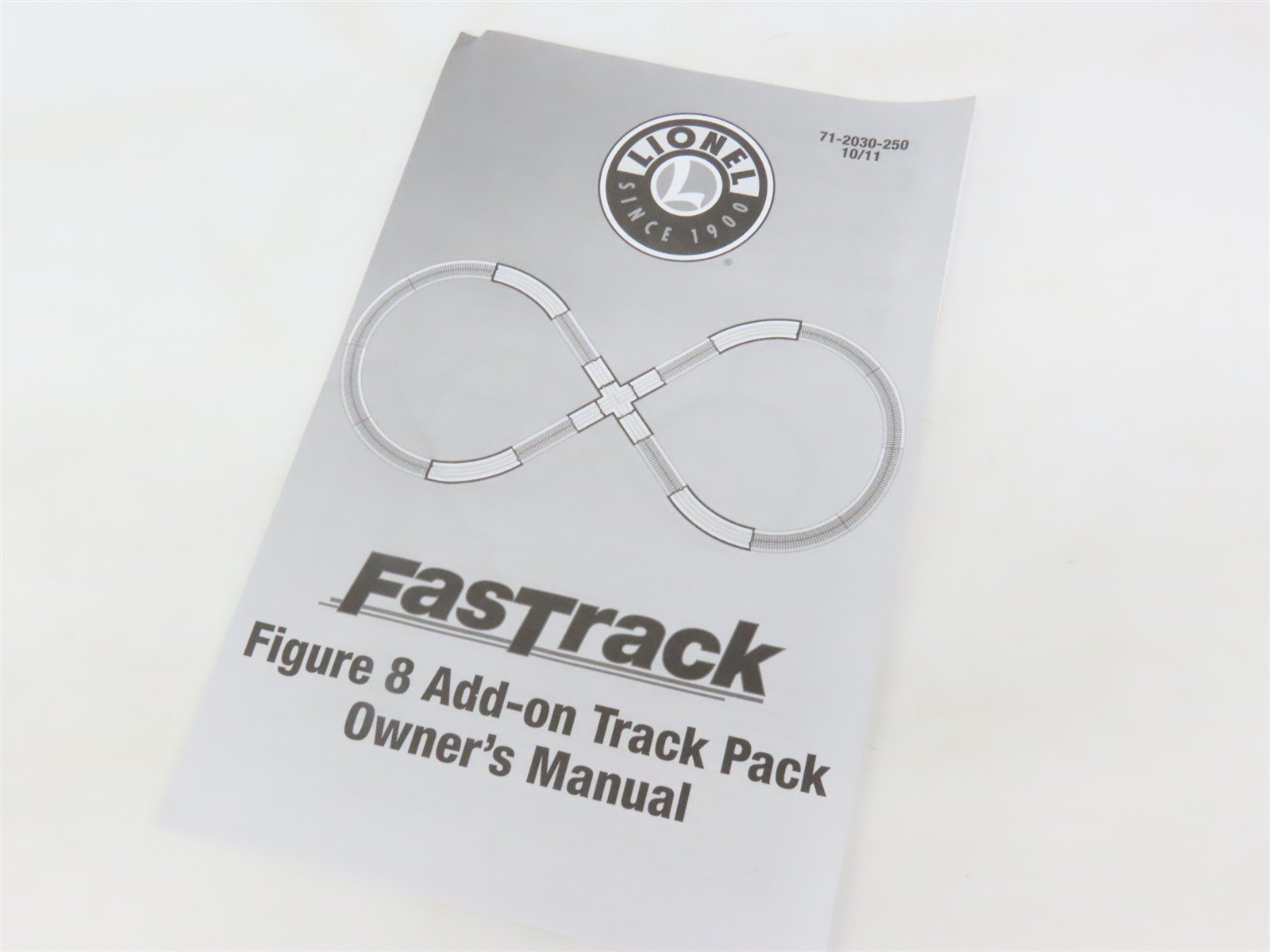 O Gauge 3-Rail Lionel 6-12030 FasTrack Figure 8 Add-On Track Pack