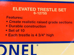 O Scale Lionel 6-12755 Elevated Trestle Set