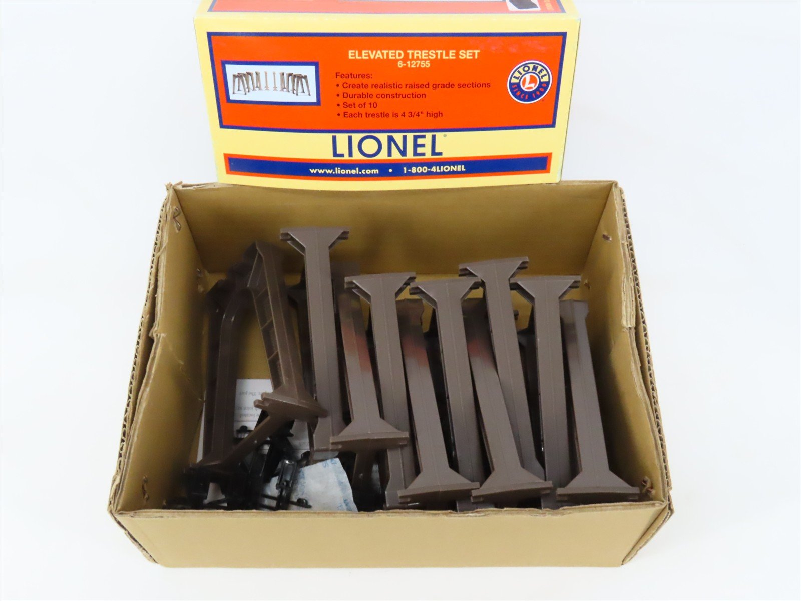 O Scale Lionel 6-12755 Elevated Trestle Set