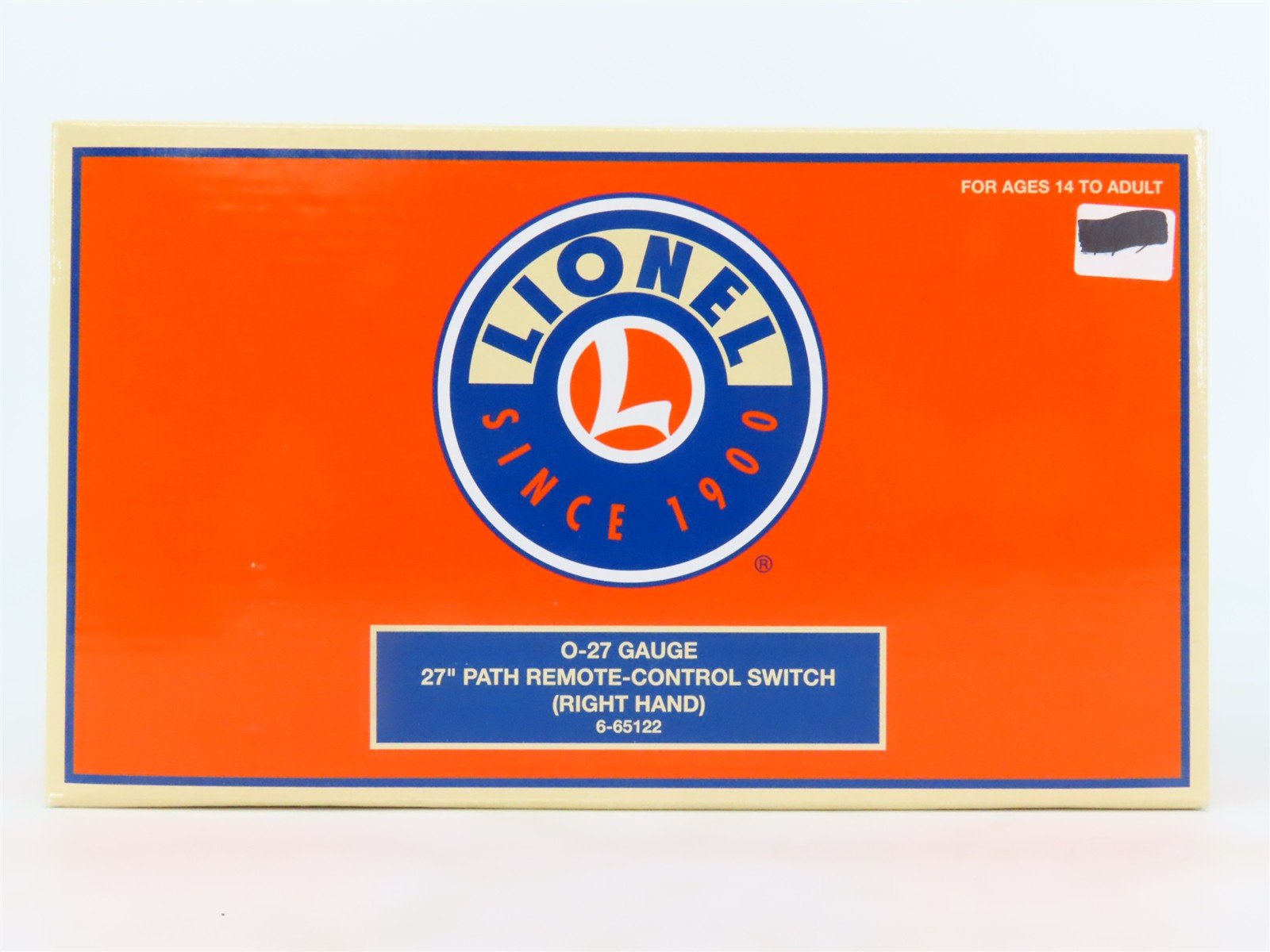 O Gauge 3-Rail Lionel 6-65122 Righthand Remote Switch Track Piece