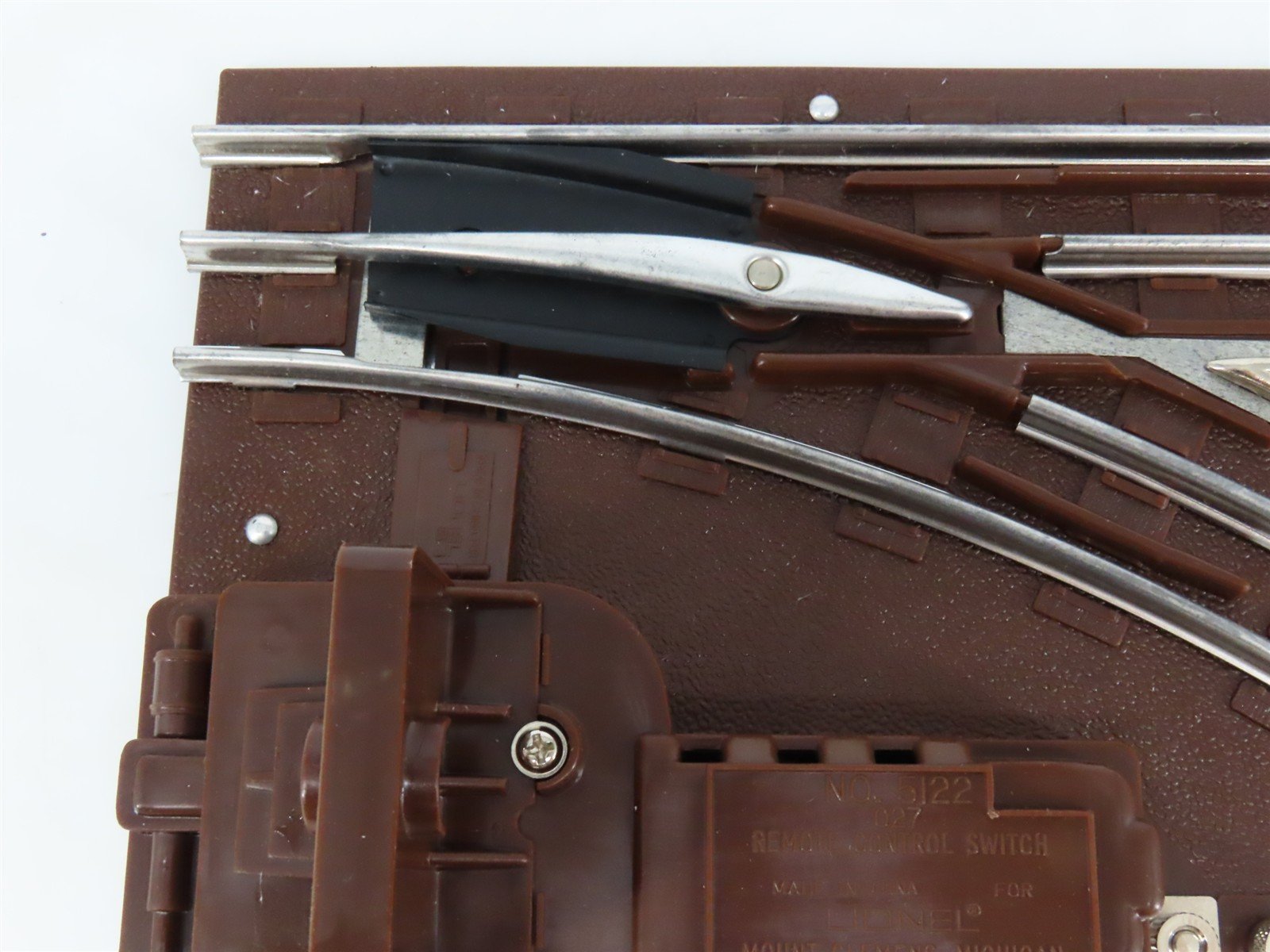 O Gauge 3-Rail Lionel 6-65122 Righthand Remote Switch Track Piece