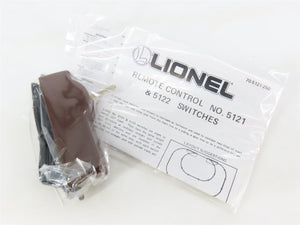 O Gauge 3-Rail Lionel 6-65121 Lefthand Remote Switch Track Piece