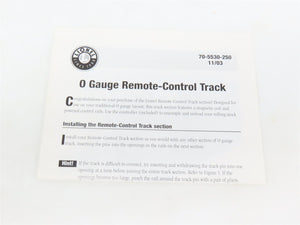O Gauge 3-Rail Lionel 6-65530 Operating Straight Track Piece