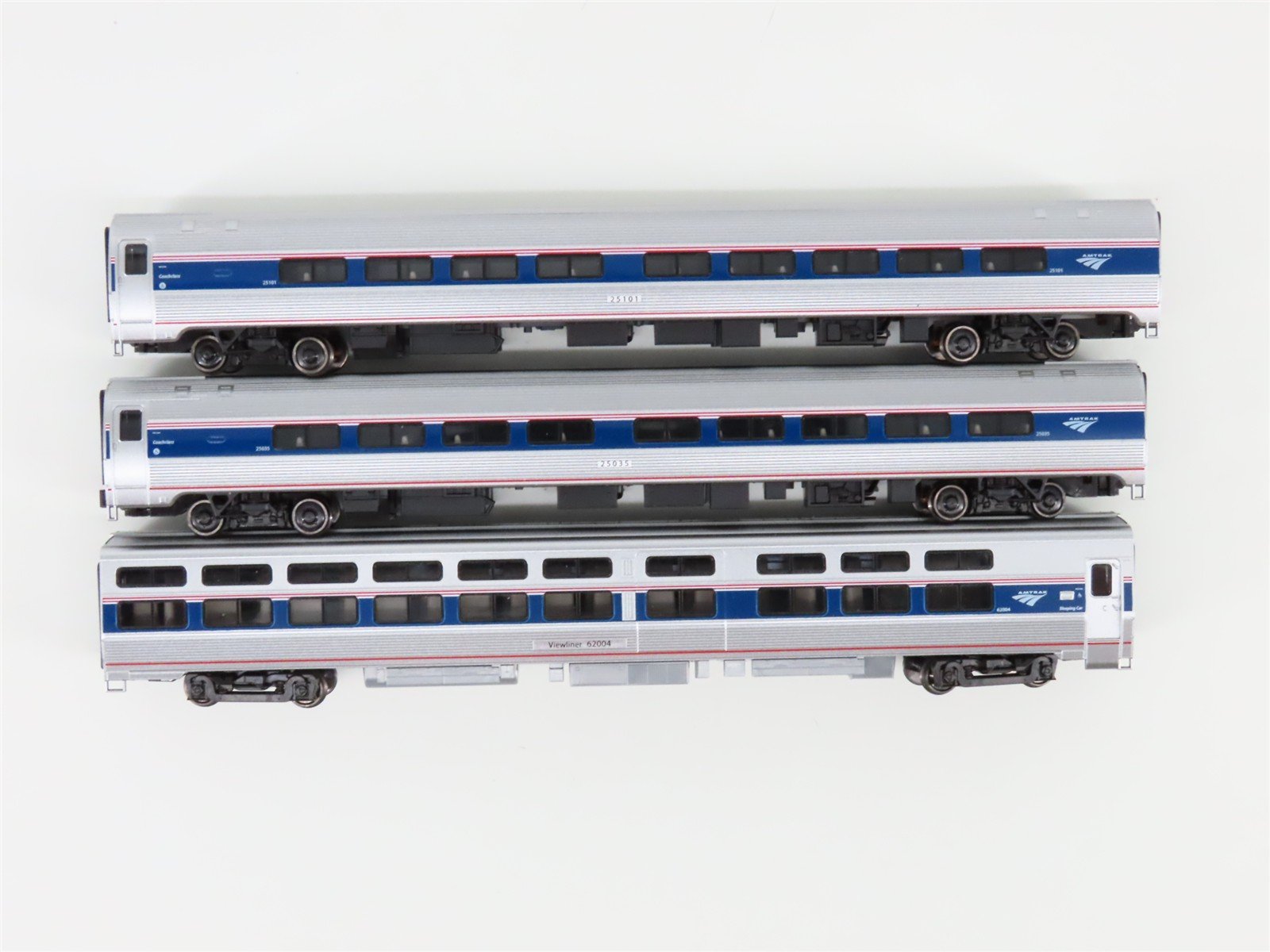 N Scale Kato 106-6285 Amtrak Intercity Express Diesel Passenger Set