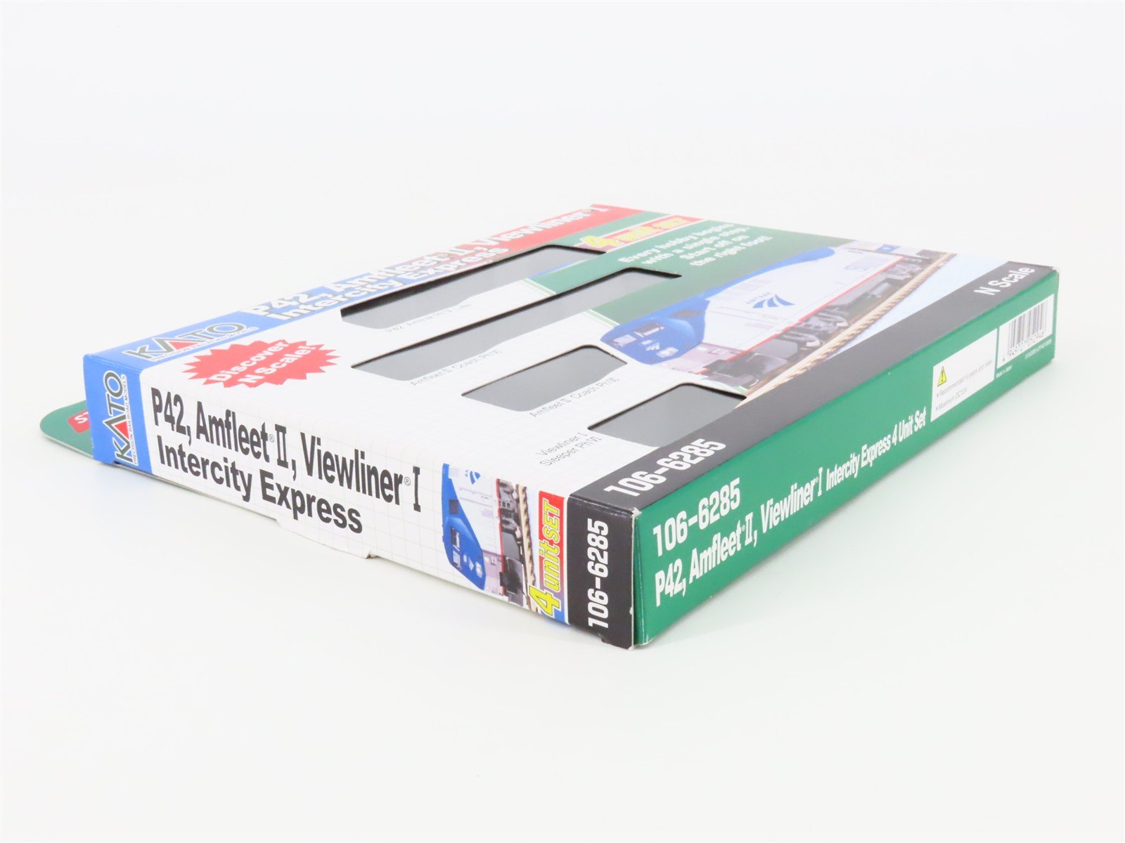 N Scale Kato 106-6285 Amtrak Intercity Express Diesel Passenger Set