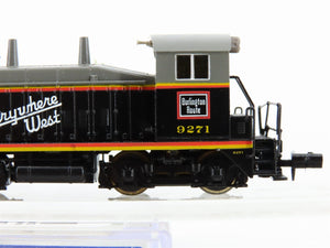 N Scale Life-Like 7883 CBQ Burlington SW9/1200 Diesel Locomotive #9271