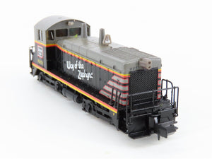 N Scale Life-Like 7883 CBQ Burlington SW9/1200 Diesel Locomotive #9271