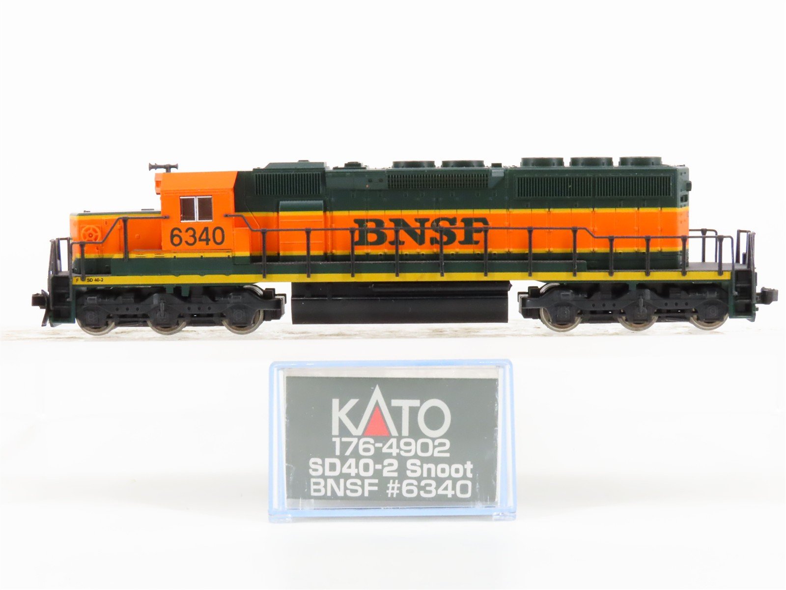 N Scale Kato 176-4902 BNSF Railway SD40-2 Diesel Locomotive #6340