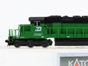 N Scale Kato 176-4802 BN Burlington Northern SD40-2 Diesel Locomotive #6363
