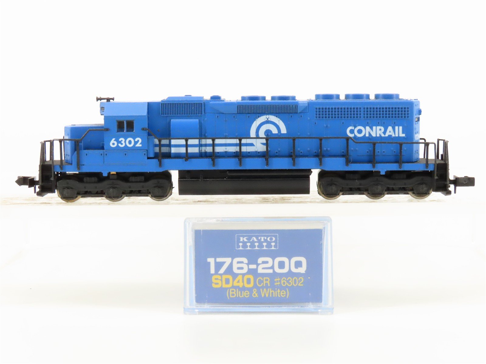 N Scale Kato 176-20Q CR Conrail SD40 Diesel Locomotive #6302