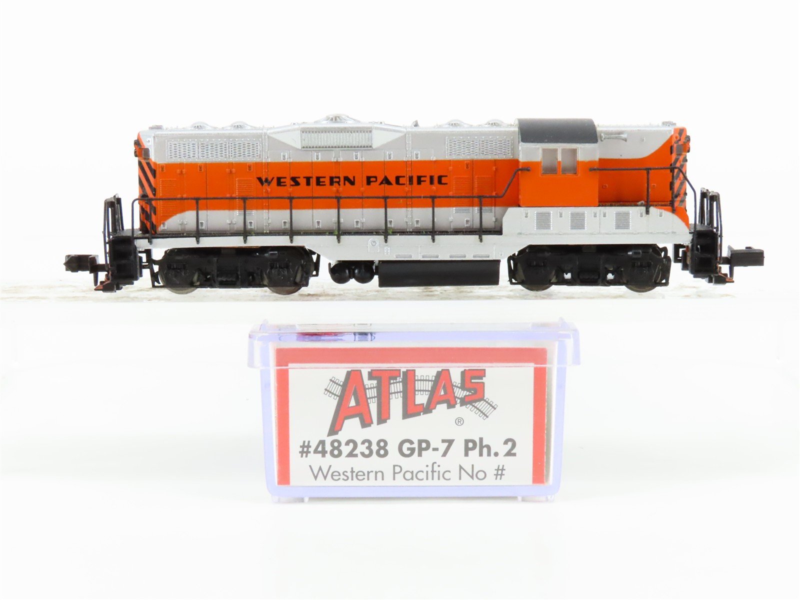 N Scale Atlas 48238 WP Western Pacific GP7 Diesel Locomotive