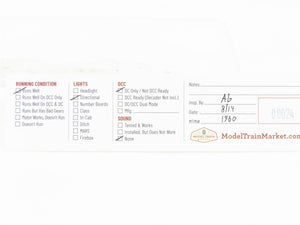 N Scale Atlas 42010 DRGW Rio Grande RS-3 Diesel Locomotive #5200