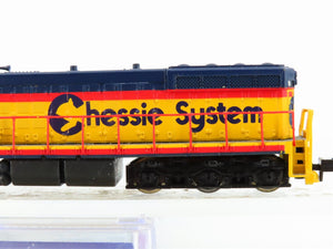 N Scale Life-Like 7779 B&O Chessie System SD7 Diesel Locomotive #1828