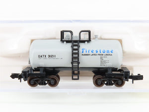 N Scale Atlas 32391 GATX Firestone Beer Can Tankcar #31211