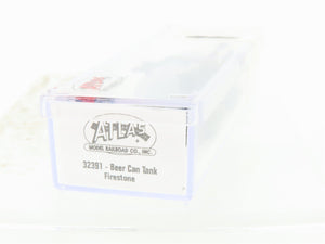 N Scale Atlas 32391 GATX Firestone Beer Can Tankcar #31211