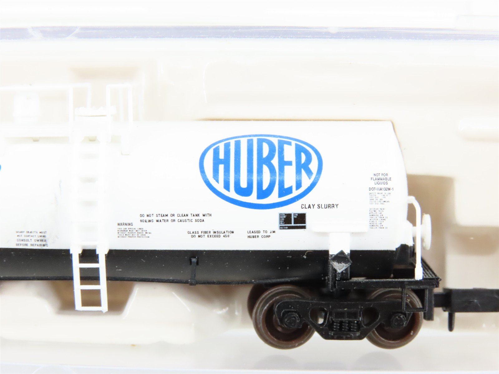 N Scale Atlas 34822 ACFX JM Huber Kaolin Tankcar #75887