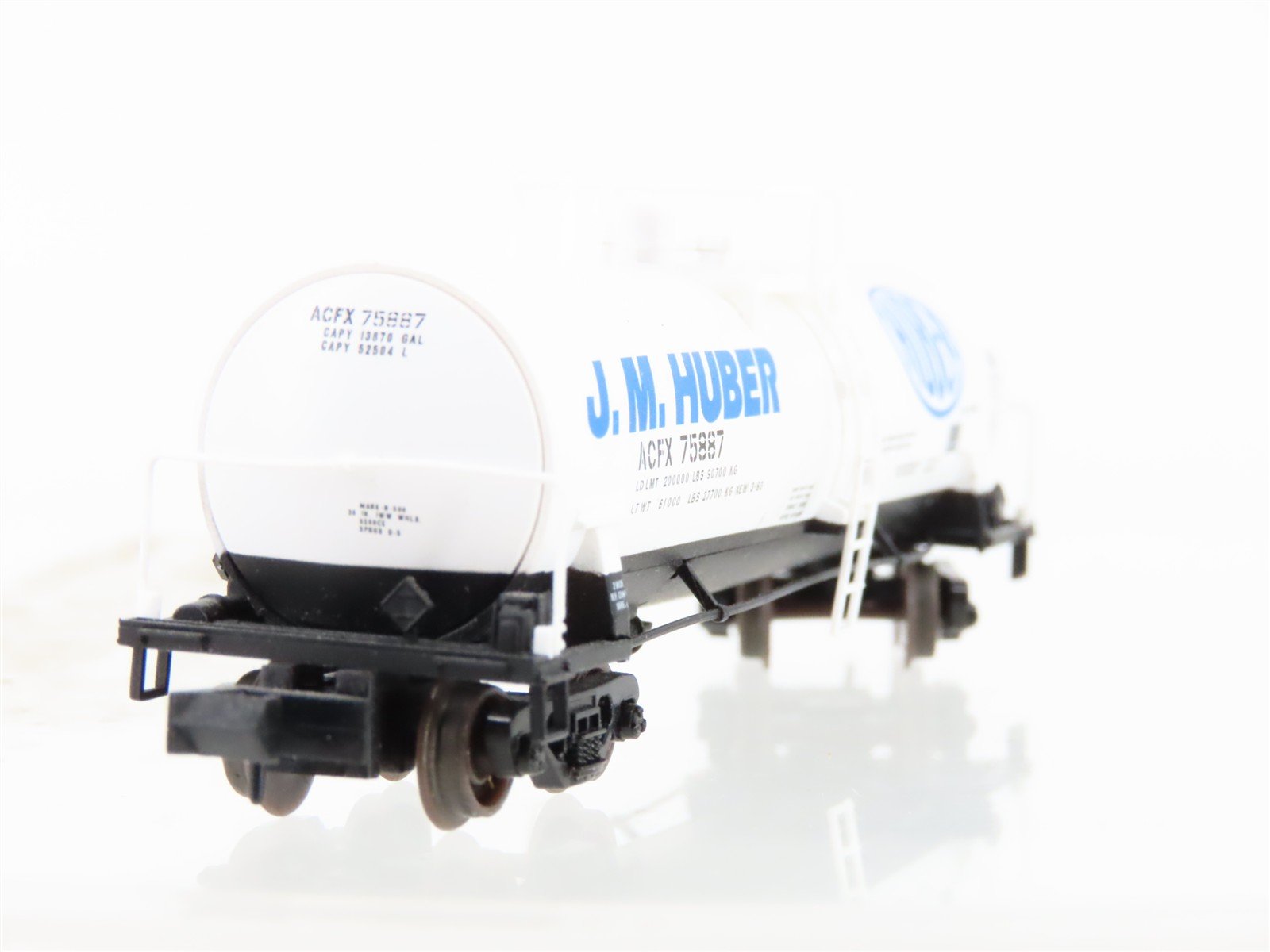 N Scale Atlas 34822 ACFX JM Huber Kaolin Tankcar #75887
