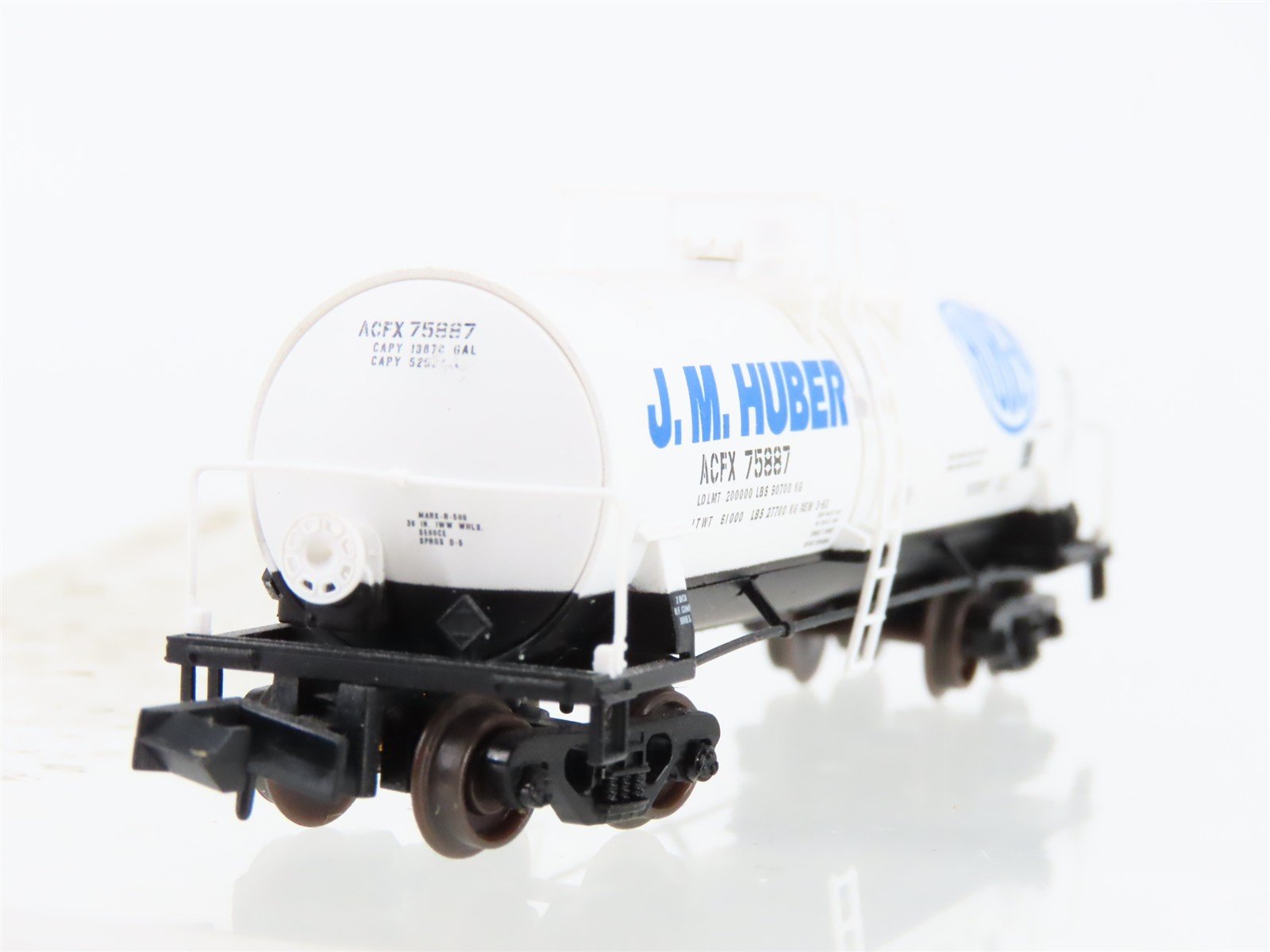 N Scale Atlas 34822 ACFX JM Huber Kaolin Tankcar #75887