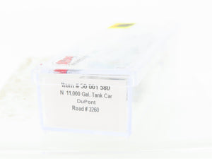 N Scale Atlas 50001580 SHPX DuPont 11k Gal Tankcar #3260