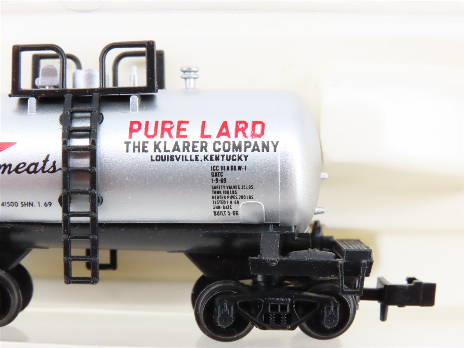 N Scale Atlas 3245 GATX Southern Lard Beer Can Tankcar #74401
