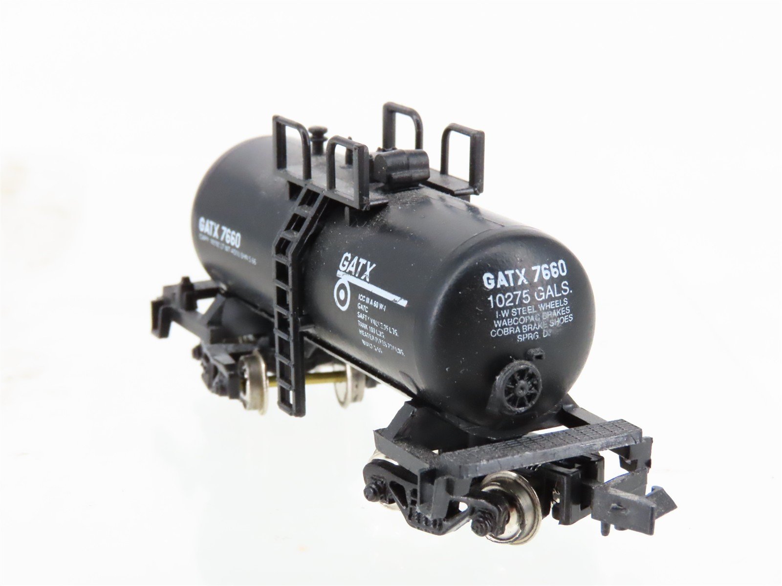 N Scale Atlas 3249 GATX Leasing Beer Can Tankcar #7660
