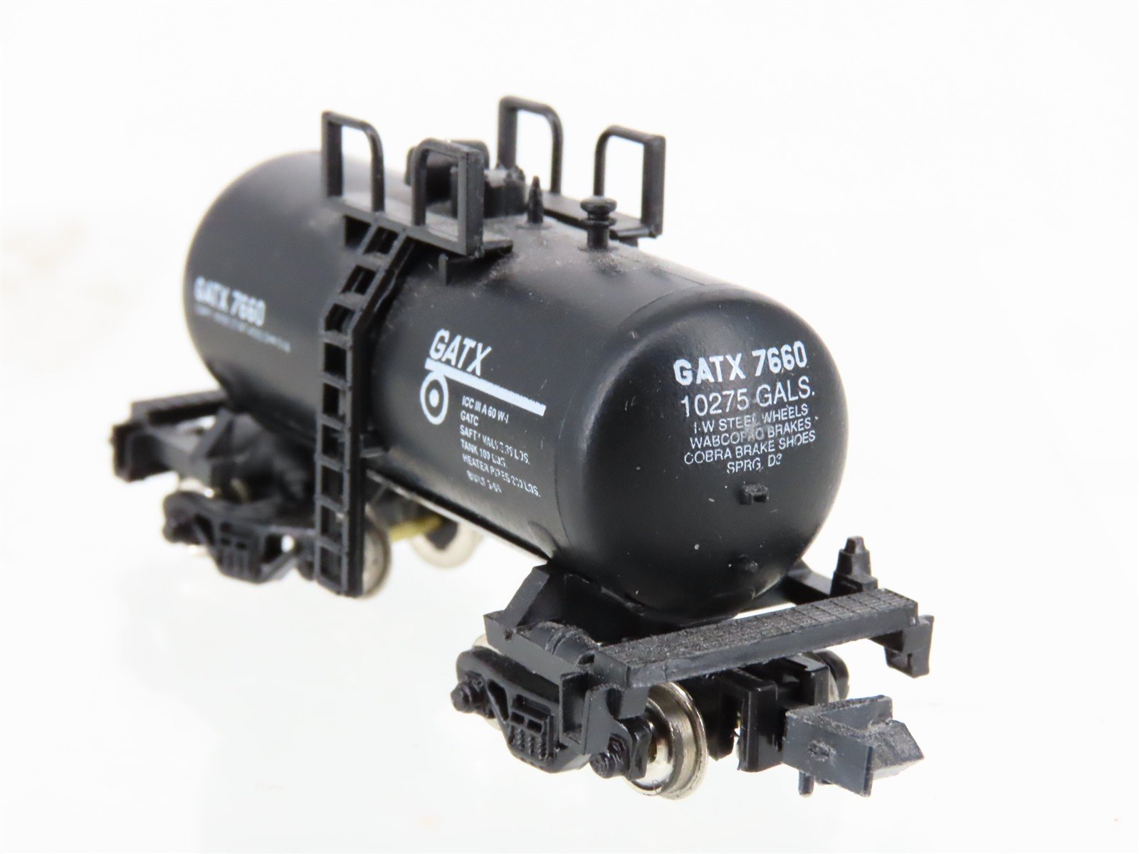N Scale Atlas 3249 GATX Leasing Beer Can Tankcar #7660