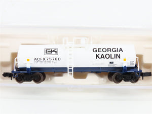N Scale Atlas 34811 ACFX Georgia Kaolin Tankcar #75780