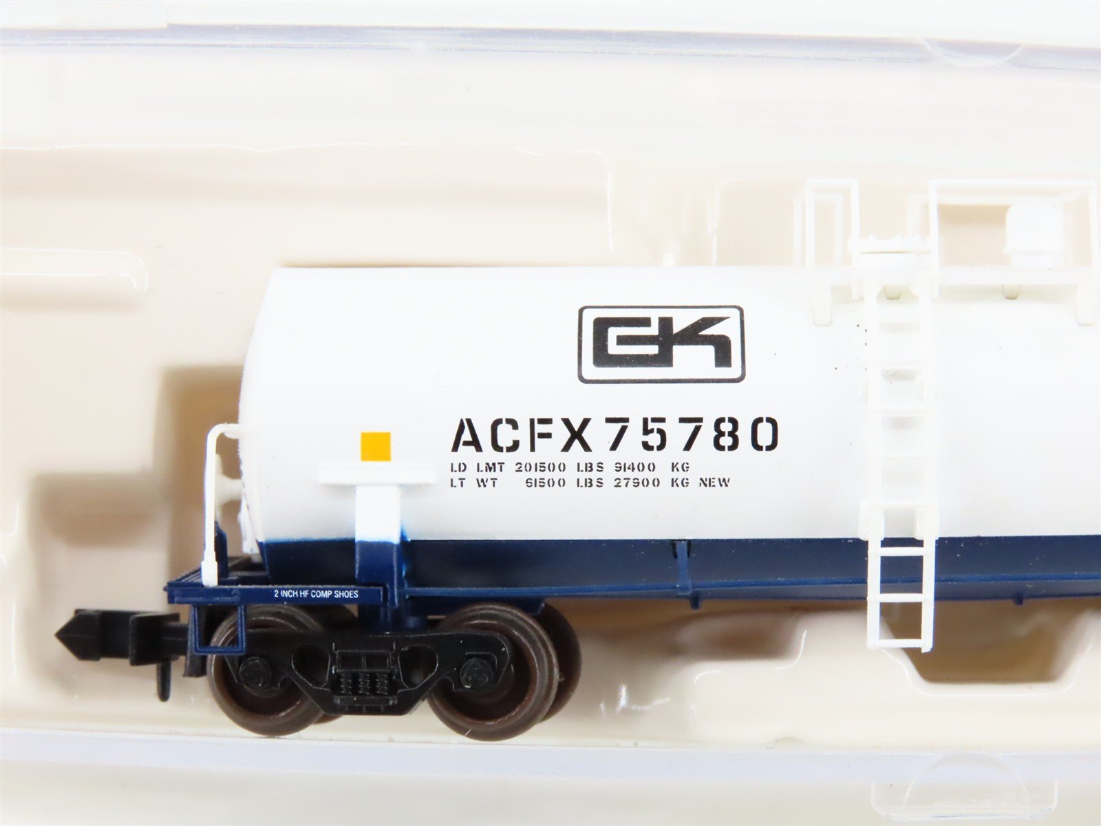N Scale Atlas 34811 ACFX Georgia Kaolin Tankcar #75780