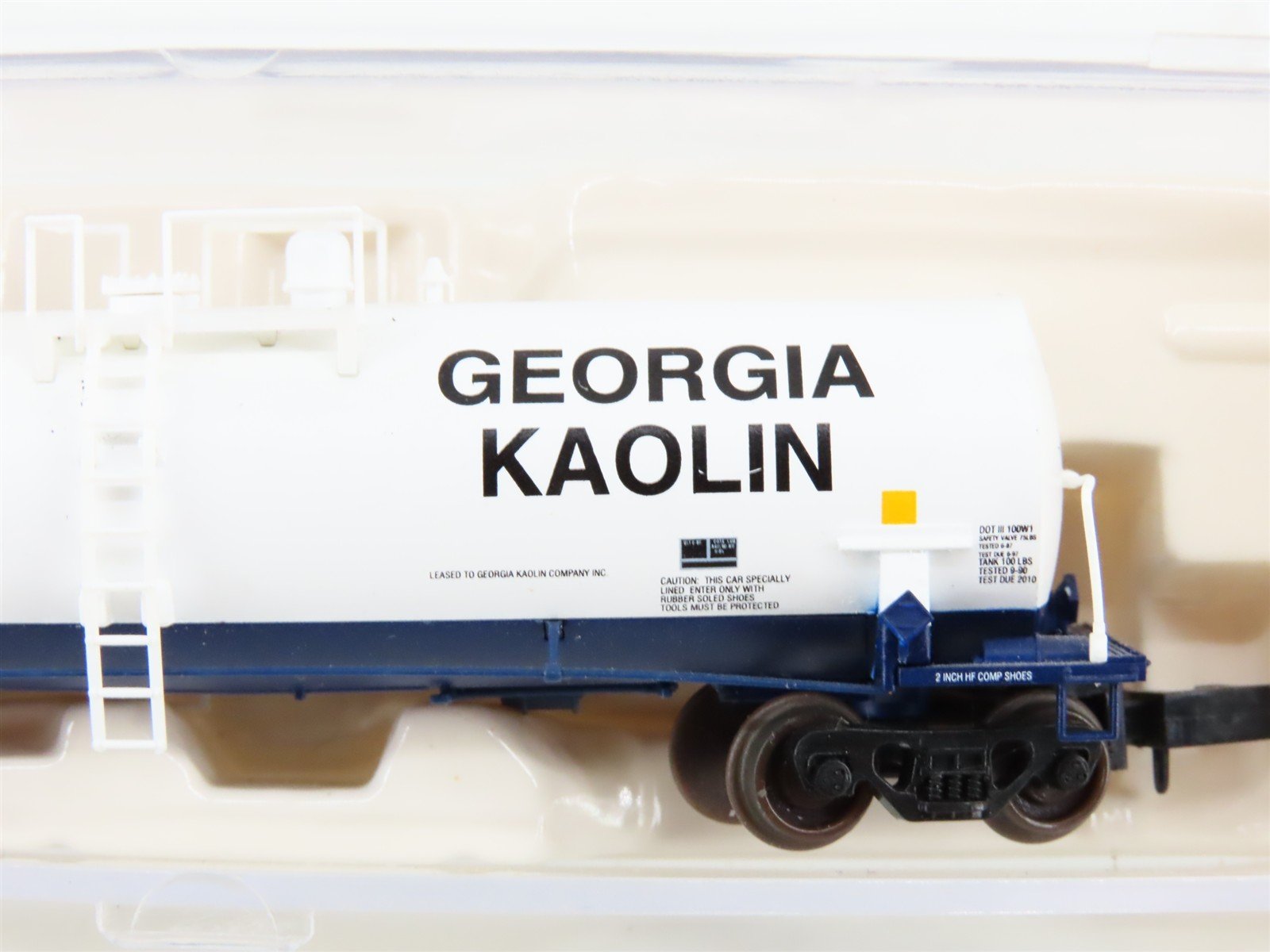 N Scale Atlas 34811 ACFX Georgia Kaolin Tankcar #75780
