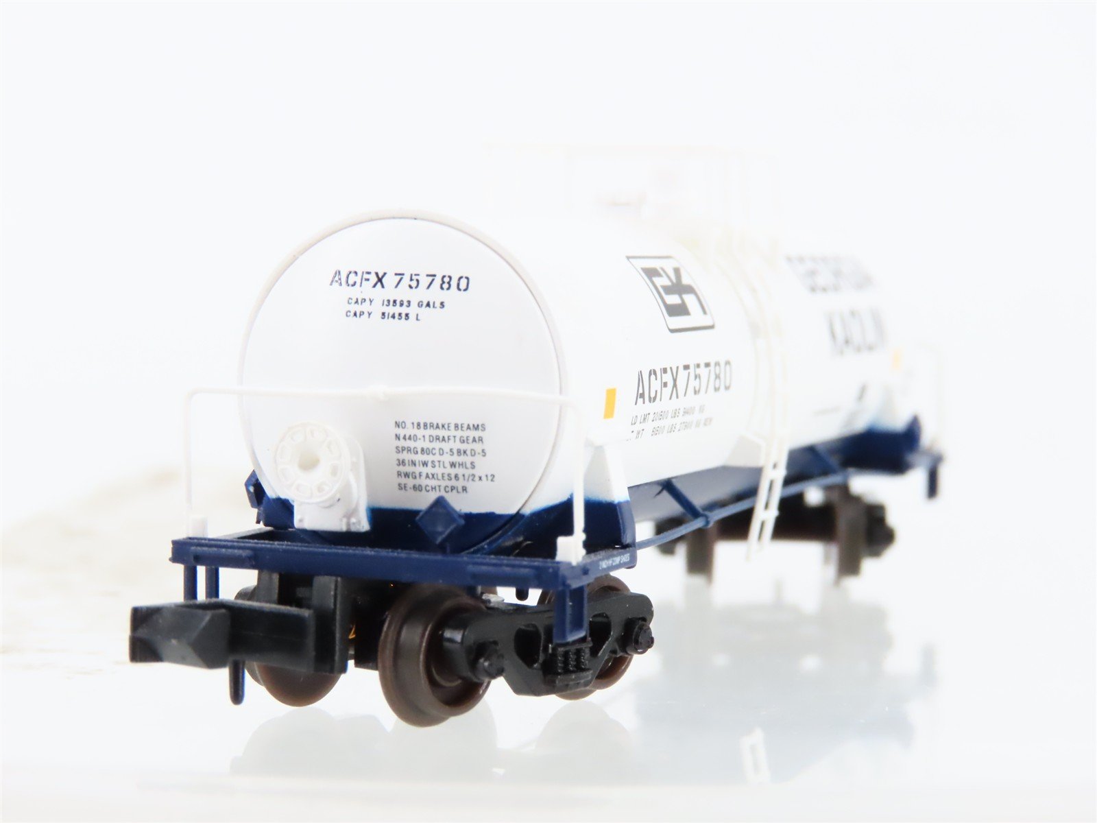 N Scale Atlas 34811 ACFX Georgia Kaolin Tankcar #75780