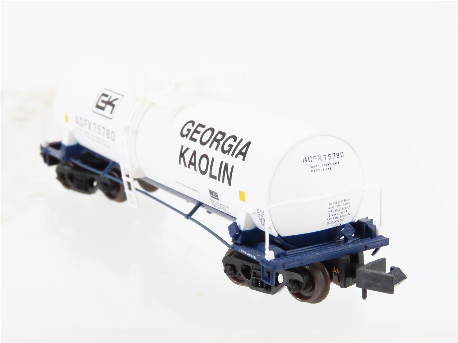 N Scale Atlas 34811 ACFX Georgia Kaolin Tankcar #75780