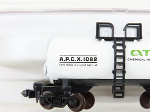 N Scale Atlas 3241 APCX Atlas Chemical Beer Can Tankcar #1082
