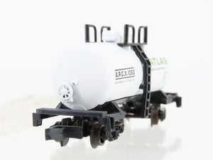 N Scale Atlas 3241 APCX Atlas Chemical Beer Can Tankcar #1082