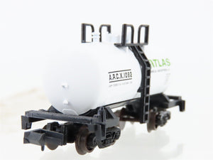 N Scale Atlas 3241 APCX Atlas Chemical Beer Can Tankcar #1082