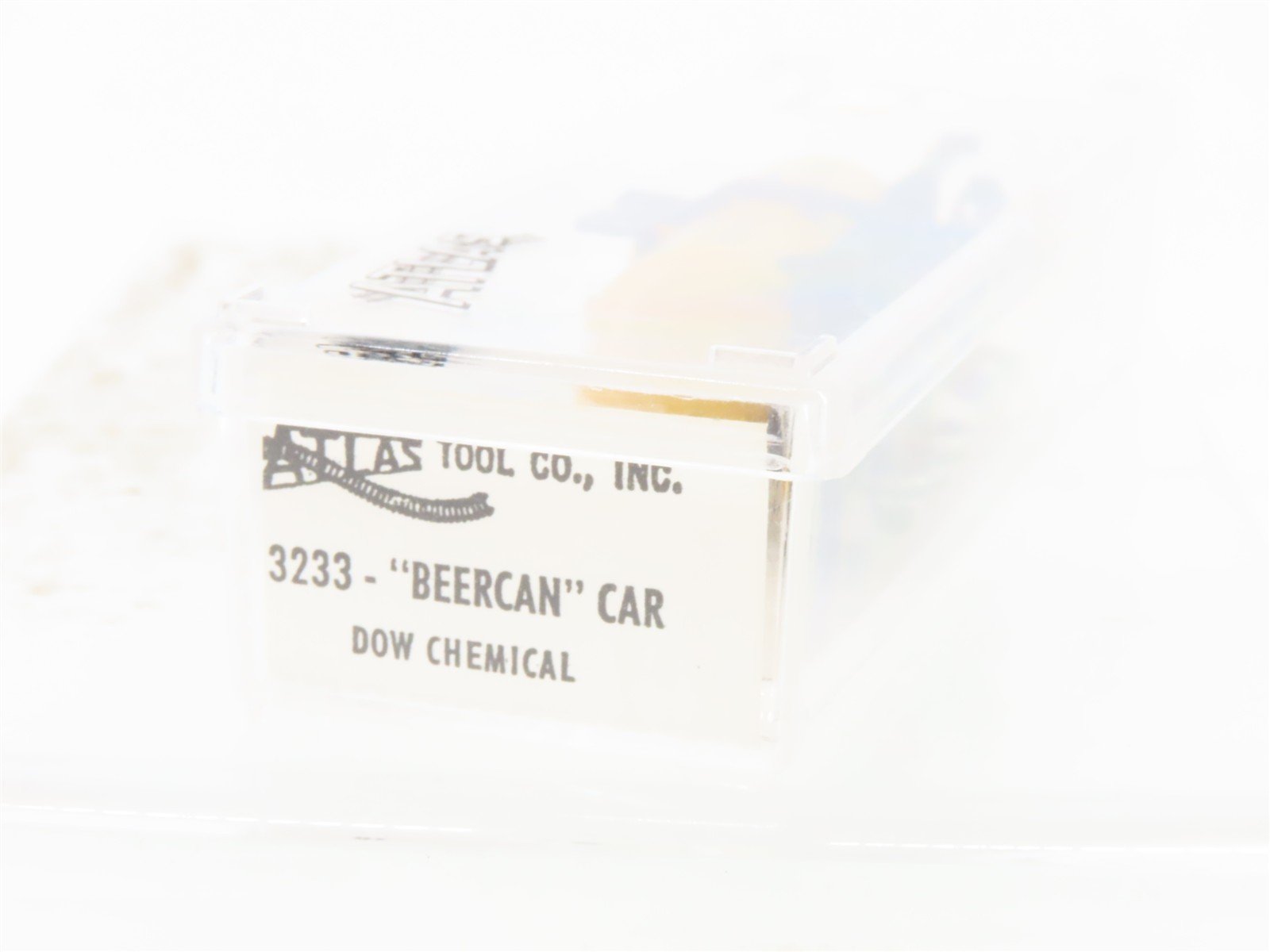 N Scale Atlas 3233 GATX DOW Chemical Beer Can Tankcar #10243